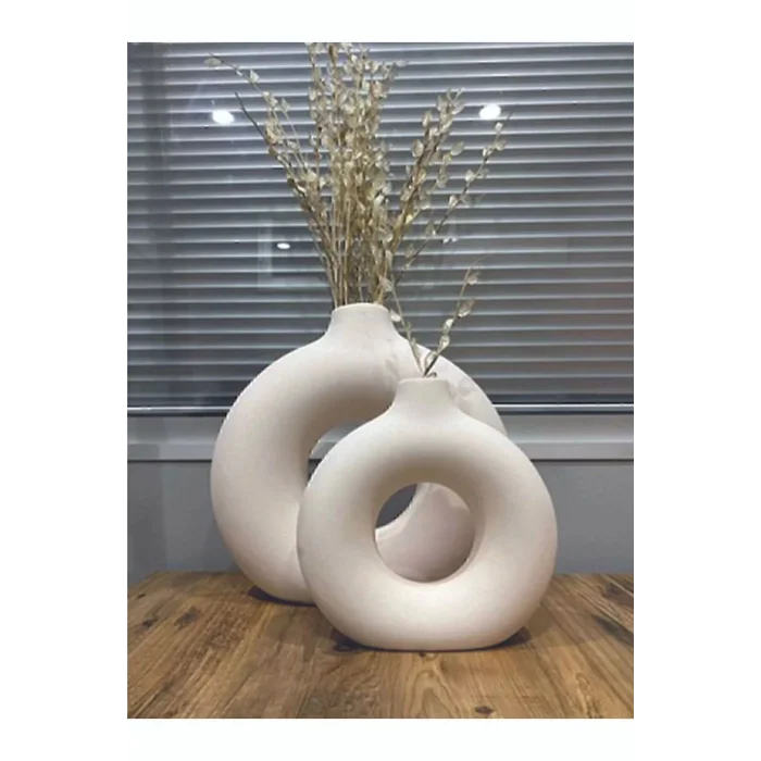 Halka Vazo Büyük & Küçük Ikili Set Jumbo