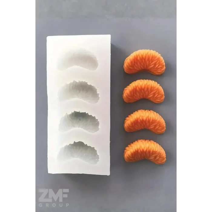 Mandalina Dilimi Mum Sabun & Kokulutaş Silikon Kalıp