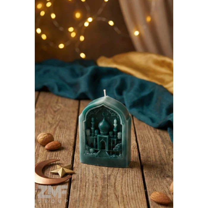 Ramazan Serisi Cami Tasarım Mum Sedir Ağacı Kokulu