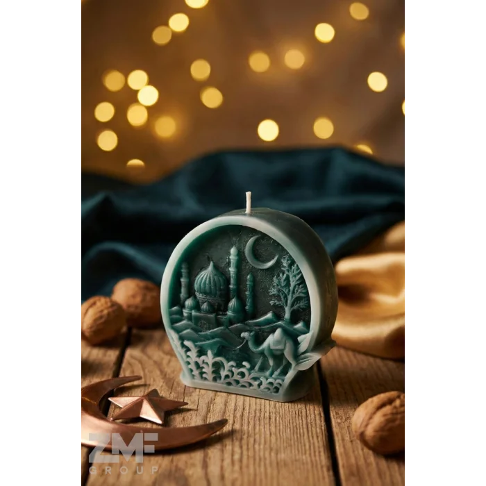 Ramazan Serisi Develi Tasarım Camili Mum Sedir Ağacı Kokulu