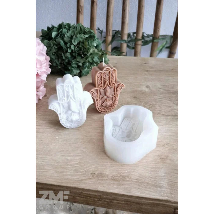Fatma Ana Eli Silikon Kalıp Mum Taştozu Epoksi