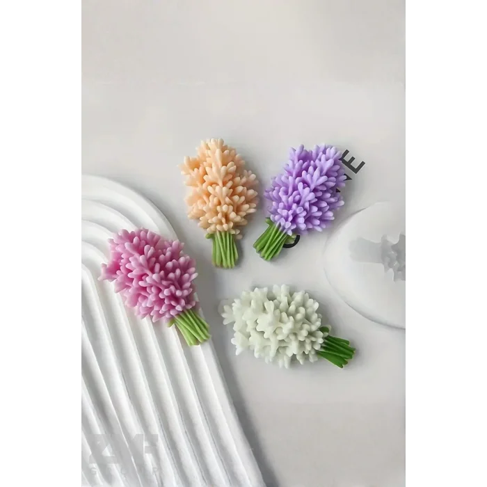 Lavanta Demeti Mum Sabun Beton Silikon Kalıp