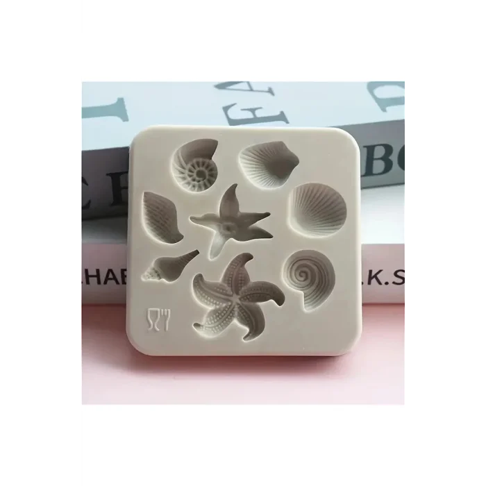 Deniz Kabukları, Deniz Yıldızı Silikon Kalıbı Mum Sabun & Kokulu Taş