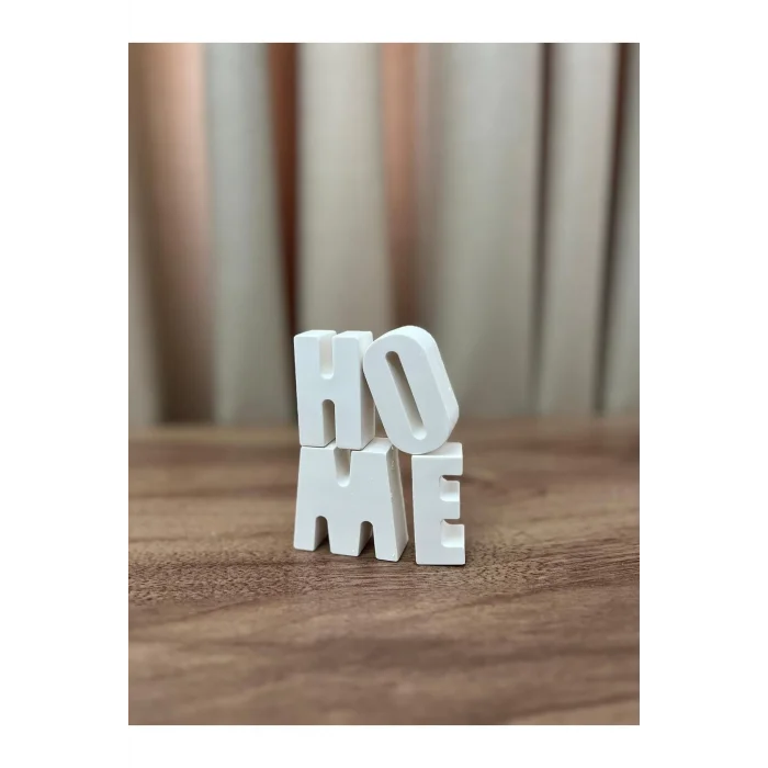 Home Yazısı Ev Dekoratif Obje Home Biblo