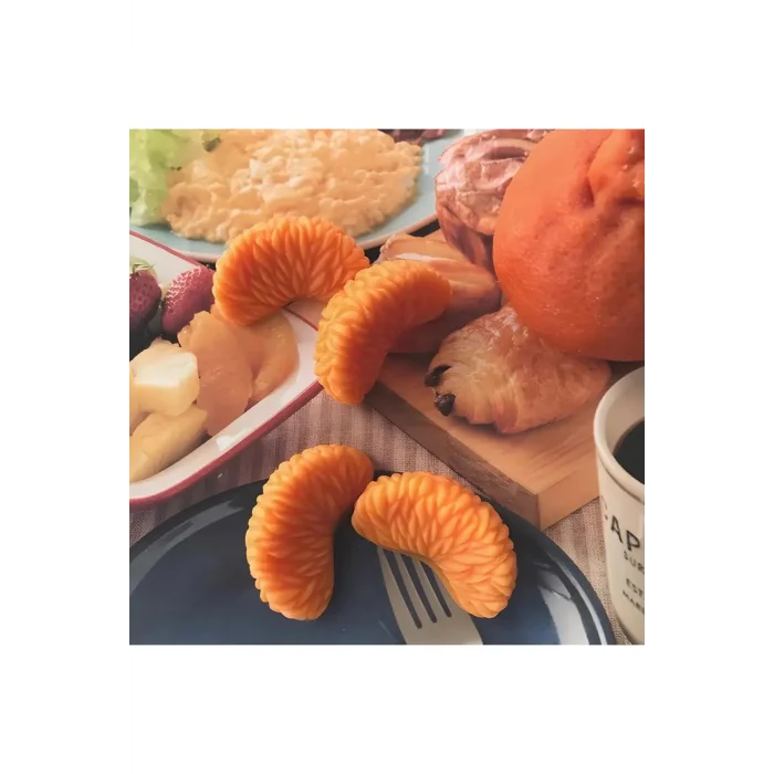 Mandalina Dilimi Mum Sabun & Kokulutaş Silikon Kalıp