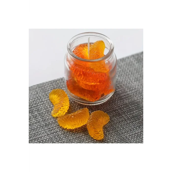 Mandalina Dilimi Mum Sabun & Kokulutaş Silikon Kalıp