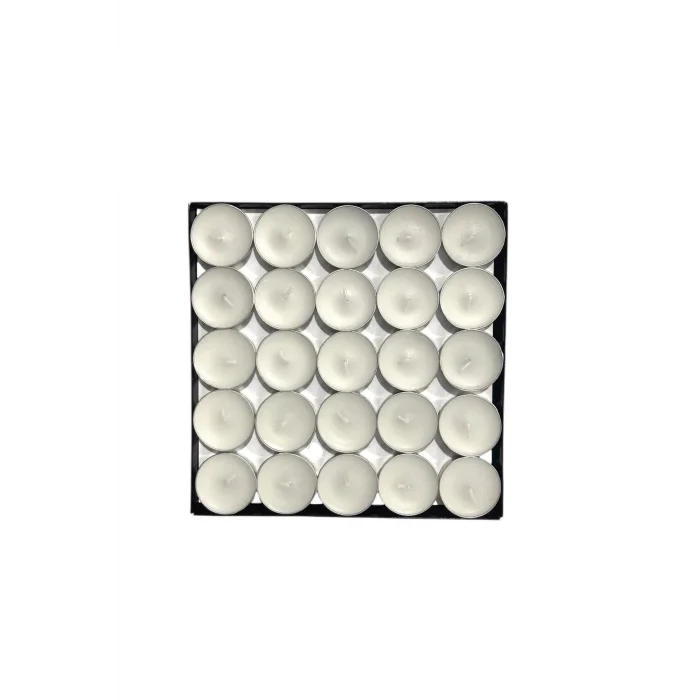 Tealight 50li Mum Parti Ve Özel Günler Için Uygun 3 Saat Yanar 35mm Çap