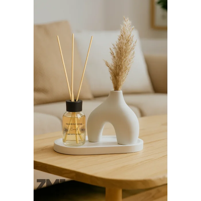 Tepsili Minimal N Vazo Ve Vanilya Oda Koku Seti