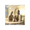 3 Kişilik Beton Heykel Obje Biblo Aile Beton Minimal Obje Biblo Aile