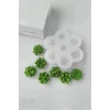 Mini Kaktüs 7li Silikon Mum Sabun & Taştozu Kalıbı