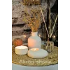 Dekoratif 4lü Set Vazo, Vanilya Kokulu Mum, Oda kokusu, Tealight Mum Ve Mumluk
