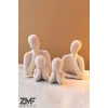 Dekoratif İki Çocuklu Aile Seti