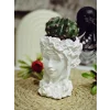 Helen Figürlü Beton Sukulent Saksısı 9,5cm