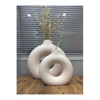 Halka Vazo Büyük & Küçük Ikili Set Jumbo