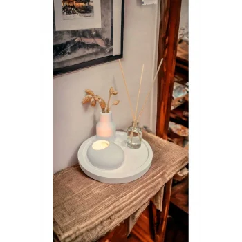 Konik Vazo Vanilya Oda Kokusu Ve Tealight Mumluk