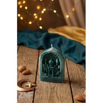 Ramazan Serisi Cami Tasarım Mum Sedir Ağacı Kokulu