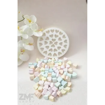 Mini Kalp Silikon Kalıbı 30lu Mum Taştozu Epoksi