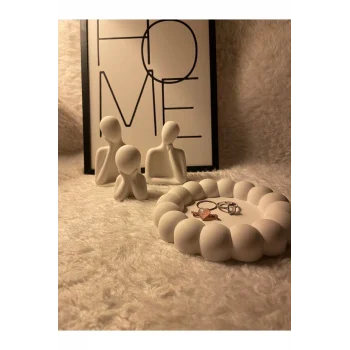 Aile Obje Biblo & Bubble Organizer Takı Tabağı