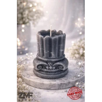 Yıkılmış Roma Sütunu Detaylı Mum