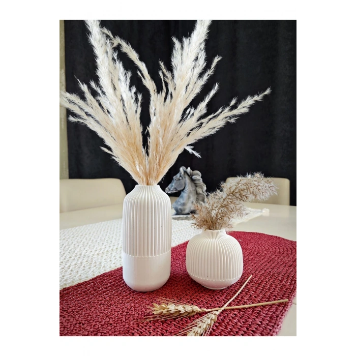 İskandinav Tarz 2li Dekoratif Vazo