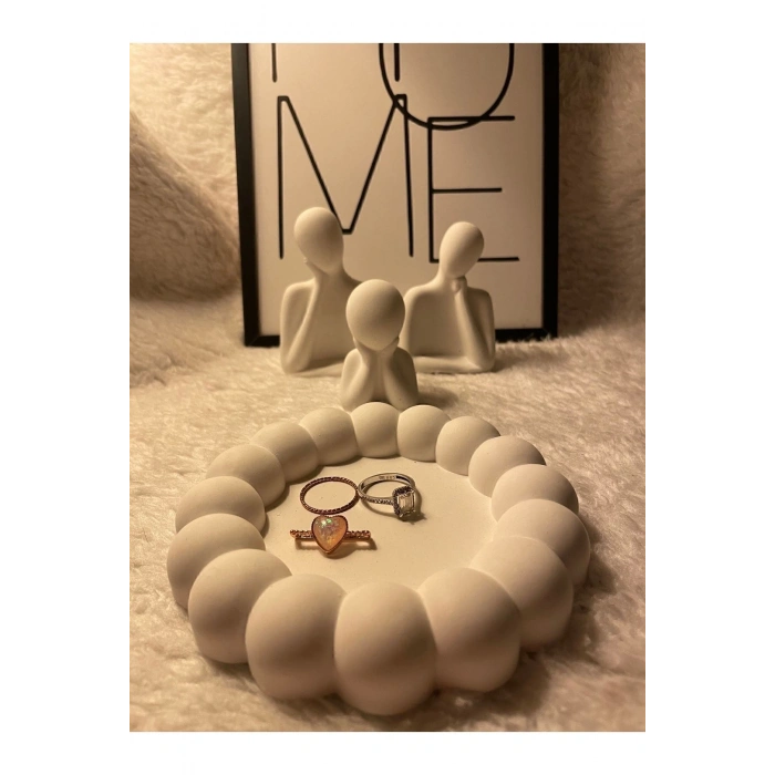 Aile Obje Biblo & Bubble Organizer Takı Tabağı