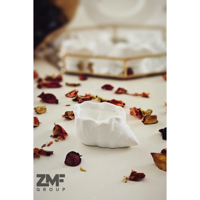 Denzi Kabuğu Tasarım Bebek Pudrası Kokulu Mum Söz Nişan ve Özel Günler İçin Adet Fiyatıdır.