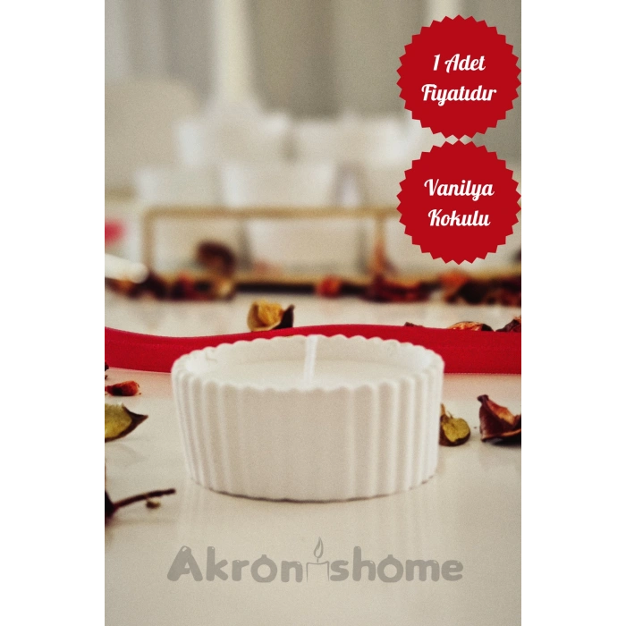 Söz Nişan Düğün Mevlid Yılbaşı İçin Vanilya Kokulu Mumlu Kase – Adet Fiyatı