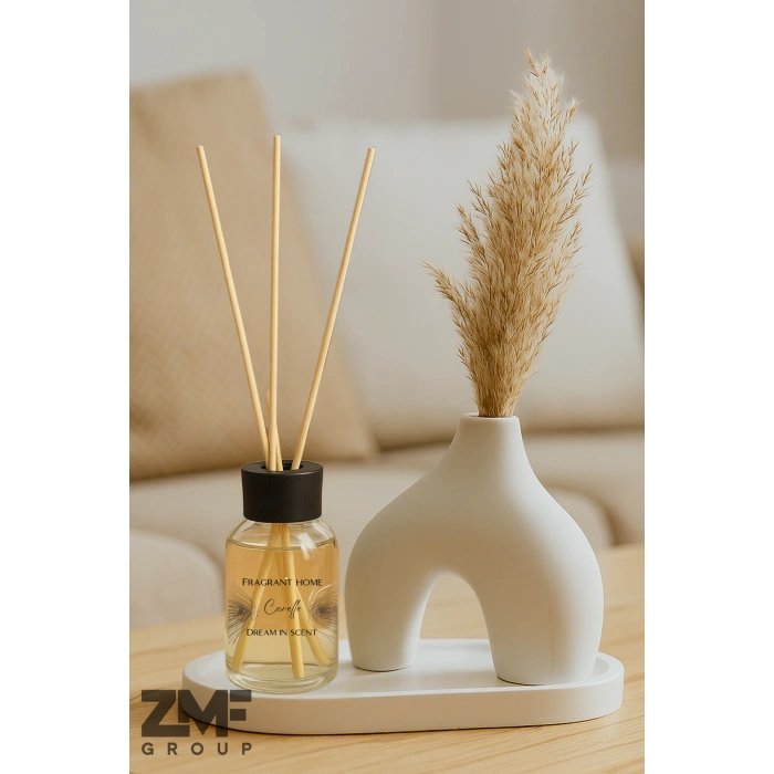 Tepsili Minimal N Vazo Ve Vanilya Oda Koku Seti