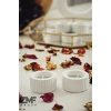 Çizgili Tasarım Tealight Mumluk Söz Nişan ve Özel Günler İçin 2 Adet