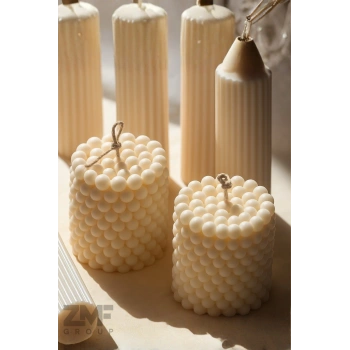 2li Bohem Silindir Bubble Mum