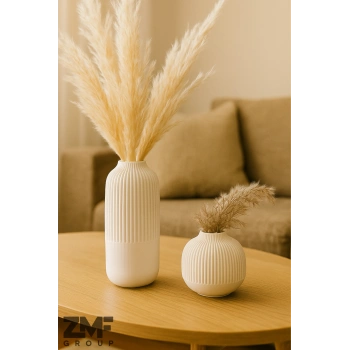 İskandinav Tarz 2li Dekoratif Vazo