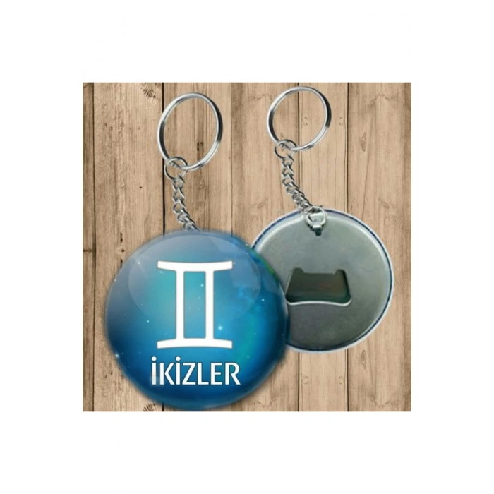 Ikizler Burcu Anahtarlık - Açacaklı Anahtarlık