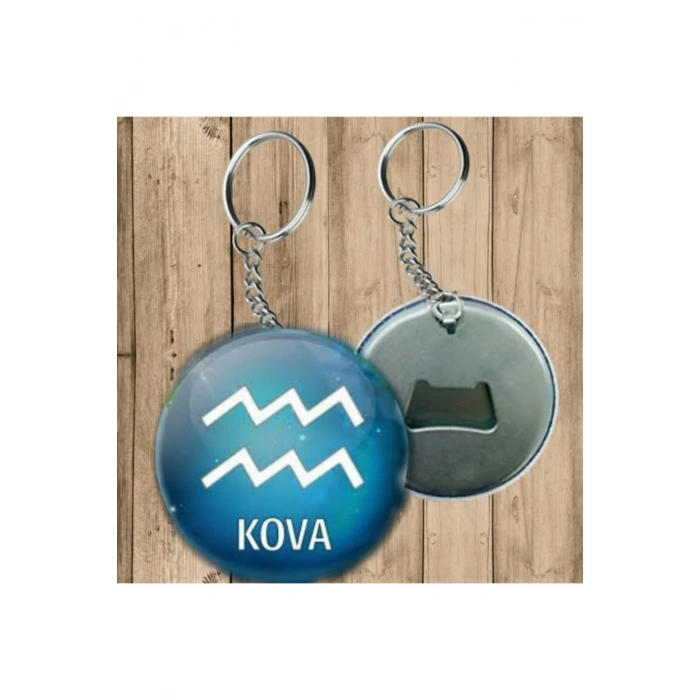 Kova Burcu Anahtarlık - Açacaklı Anahtarlık