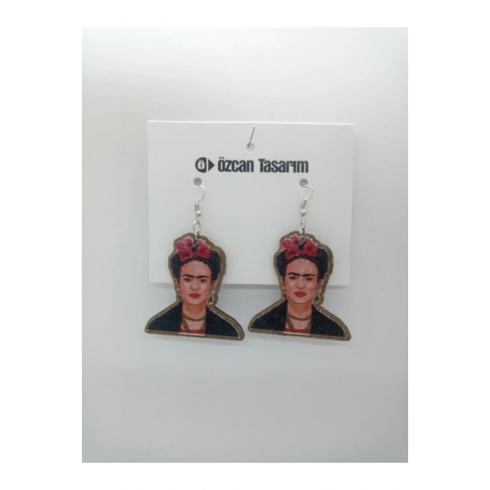 Baskılı Ahşap ?üpe - Kadın Model