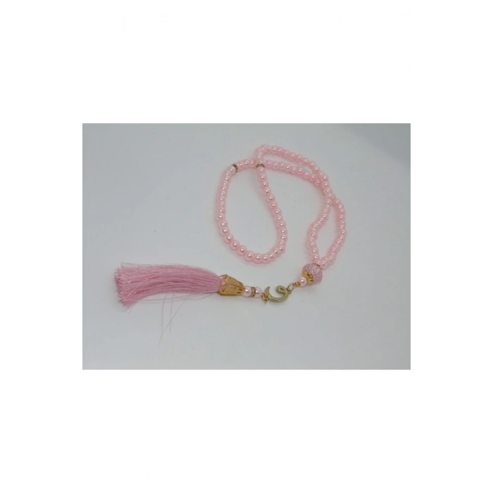 Inci Tesbih Vav Model ( Pembe )