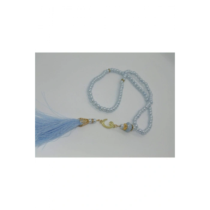 Inci Tesbih Vav Model ( Açık Mavi )