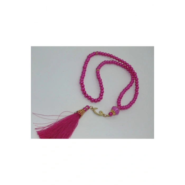 Inci Tesbih Vav Model ( Fuşya )