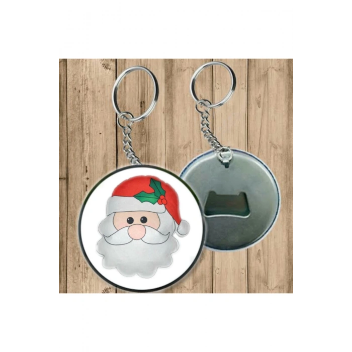 Noel Baba Anahtarlığı - Açacaklı Anahtarlık