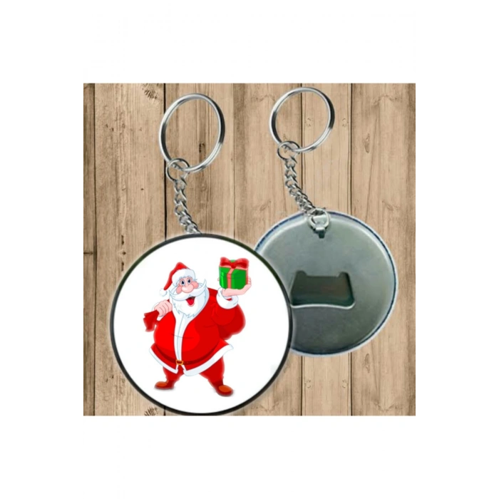 Noel Babalı Anahtarlık - Açacaklı Anahtarlık