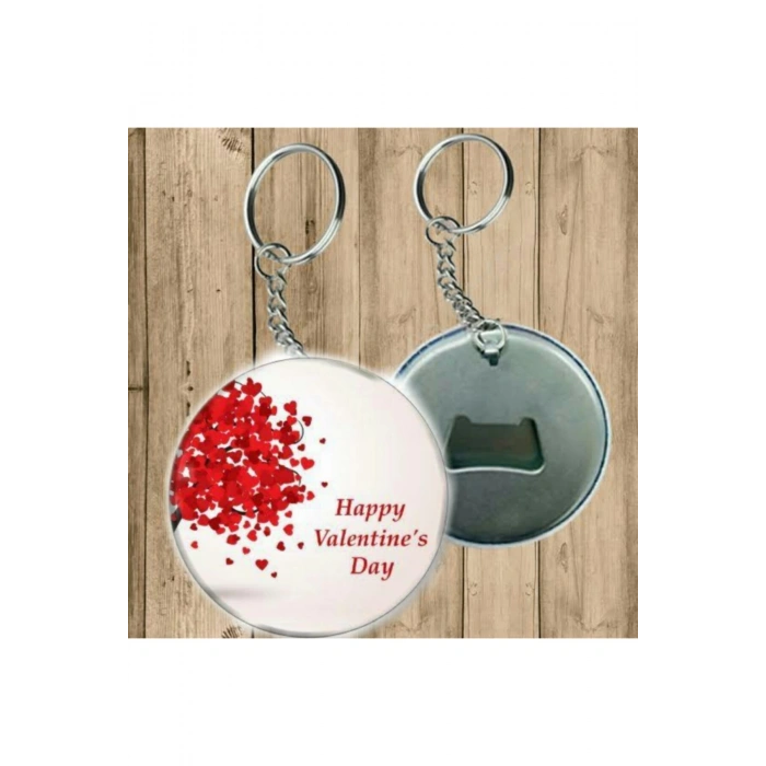 Sevgililer Günü Anahtarlık - Açacaklı Anahtarlık