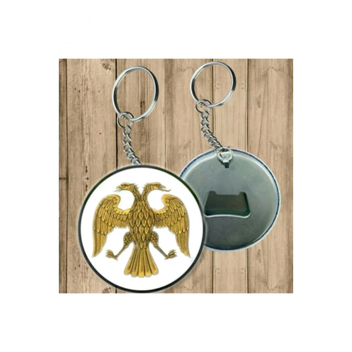 Çift Başlı Kartal Anahtarlık - Açacaklı Anahtarlık