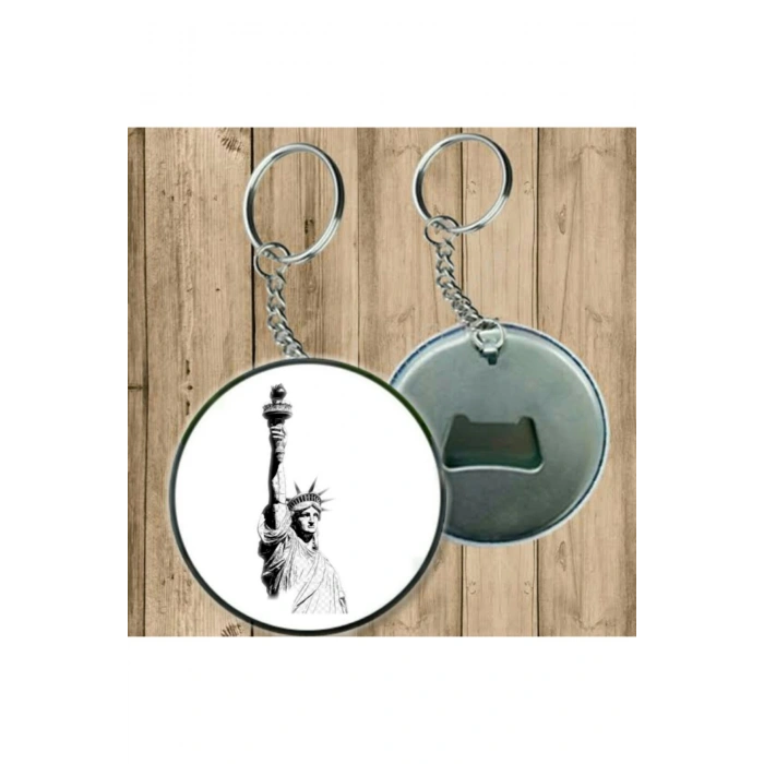 Özgürlük Anıtı Model - Açacaklı Anahtarlık