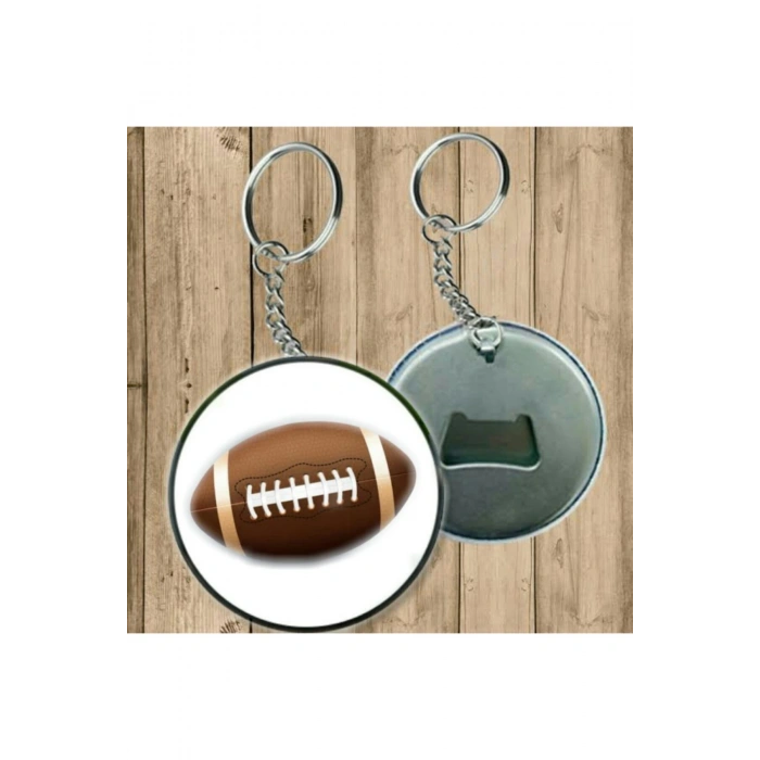 American Futbol Topu Model - Açacaklı Anahtarlık