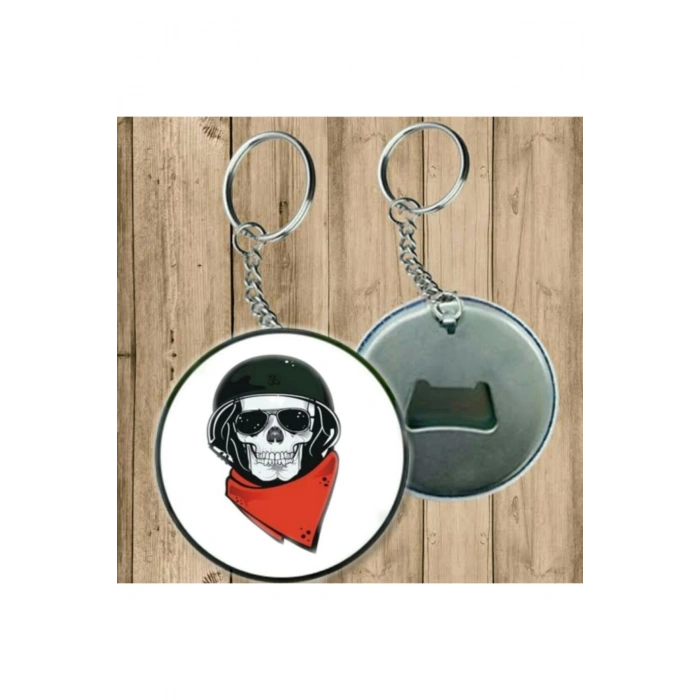 Motorcu Model - Açacaklı Anahtarlık