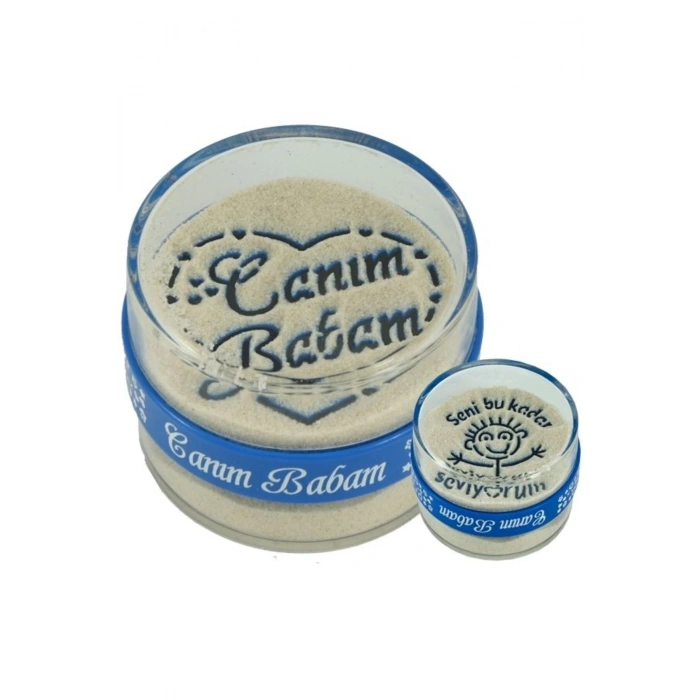 Canım Babam Yazılı Kum Saati - Kumdan Hediye