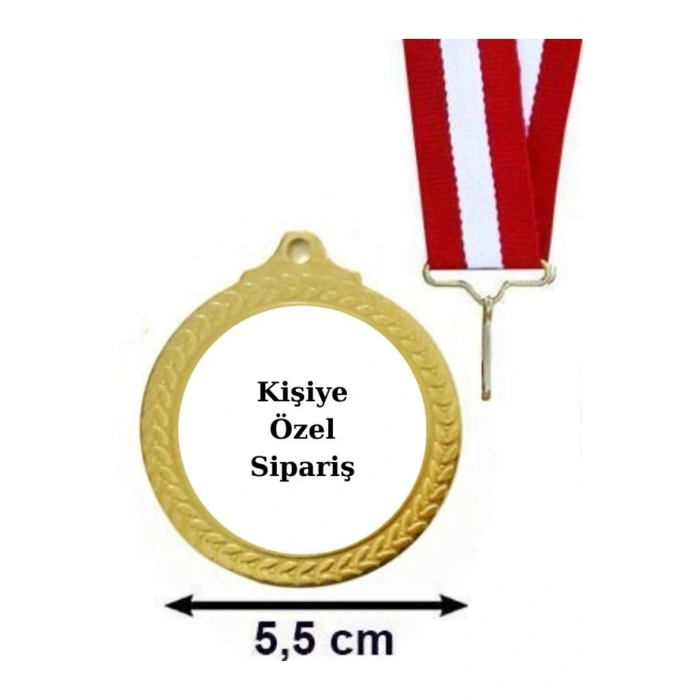 Kişiye Özel Gold Madalya - Ödül Madalyası- Altın Madalya ( 20 Adet )