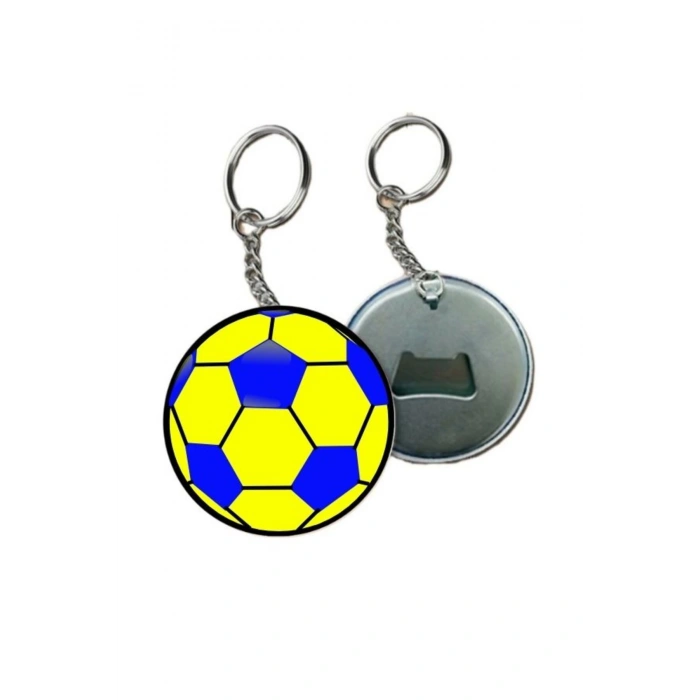 Açacaklı Sarı Lacivert Anahtarlık