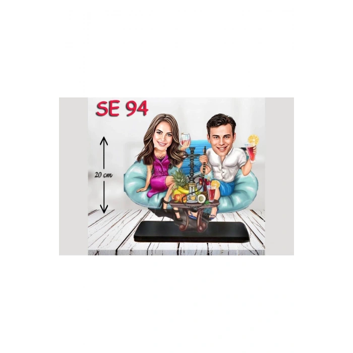 Kişiye Özel Ahşap Biblo - Tatil Temalı Biblo ( 3D Biblo )