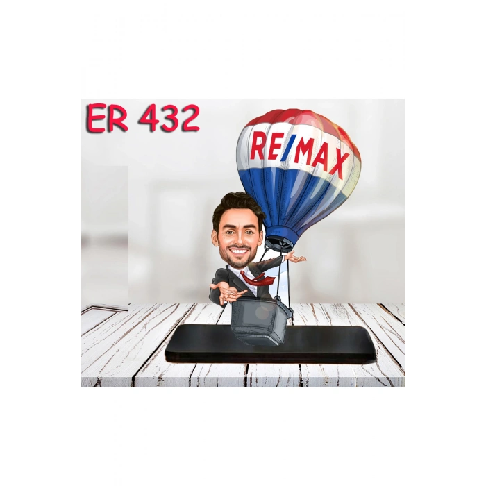 Kişiye Özel Ahşap Biblo - Erkek Meslek Karikatür Biblo 72