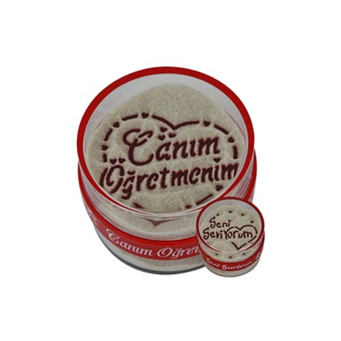 Canım Öğretmenim Yazılı Kum Saati